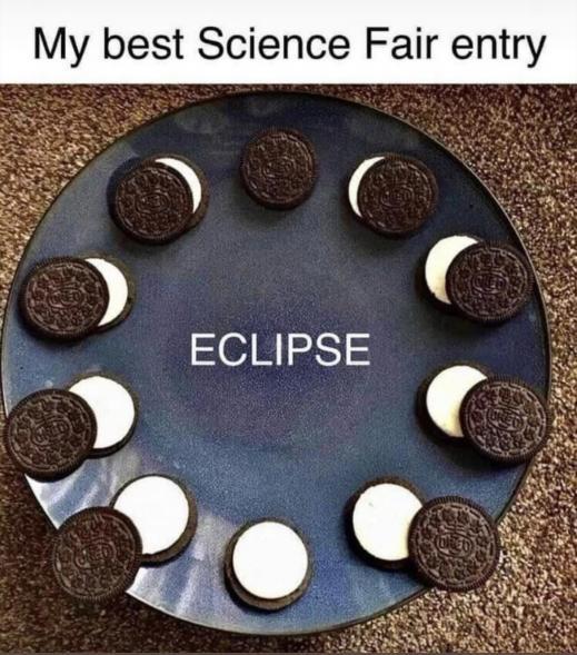 My best Science Fair entry ECLIPSE