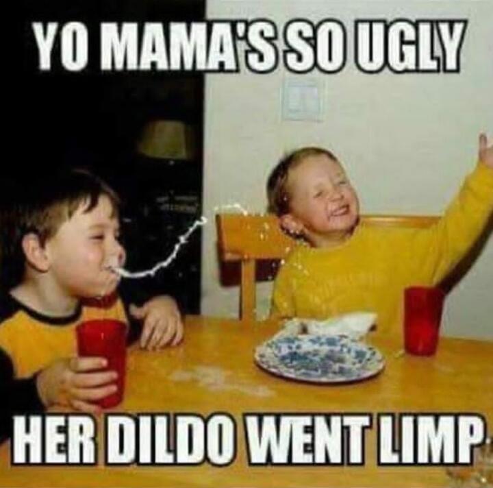 YO MAMA'S SO UGLY HER DILDO WENT LIMP