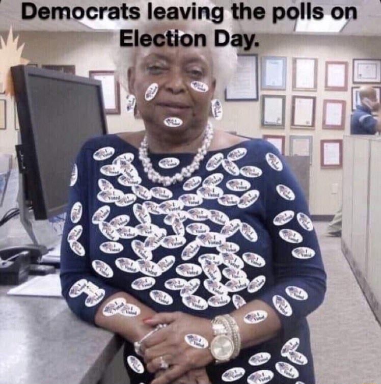 Domocrats leaving the pollson