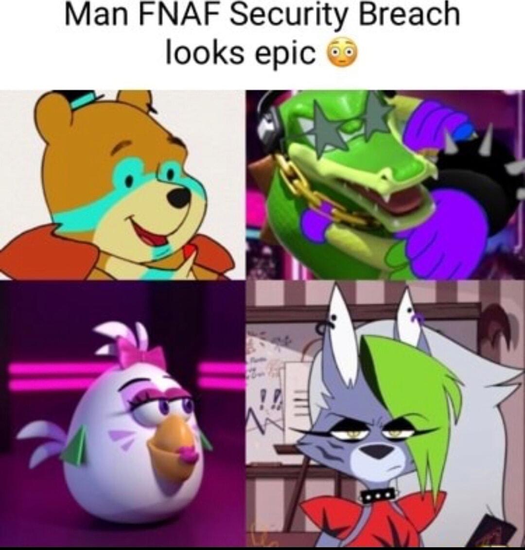 Man FNAF Security Breac looks epic