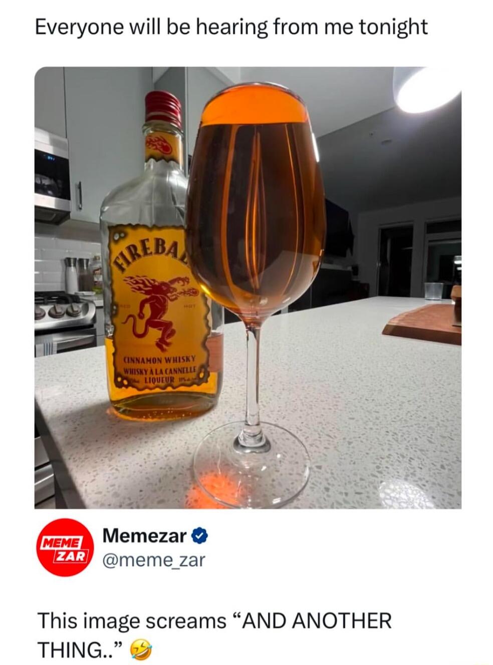 Everyone will be hearing from me tonight Memezar meme_zar This image screams AND ANOTHER THING