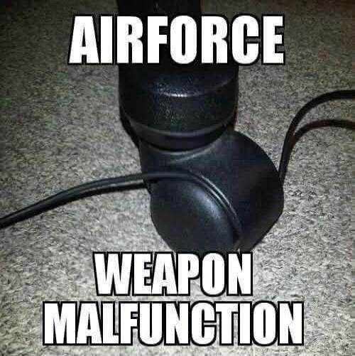 AIRFORCE WEAPON MALFUNCTION