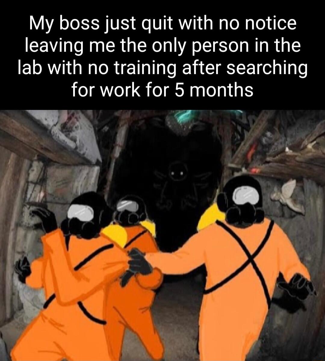 My boss just quit with no notice leaving me the only person in the ELR QR R E el CIESTEET T T for work for 5 months