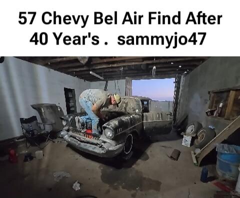 57 Chevy Bel Air Find After 40 Year's . sammyjo47