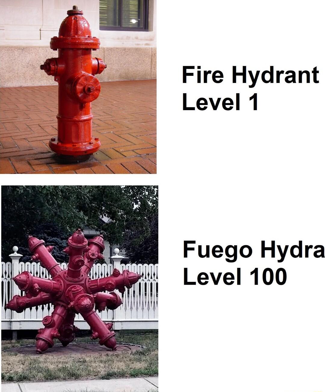 Fire Hydrant Level 1 Fuego Hydra Level 100