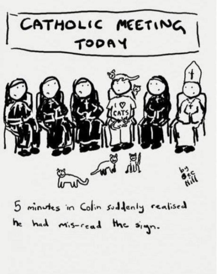 ICBTHOLC MEETING Tooay 5 mindes i Colin soddenly reabised e had mis read e Sy wwo bechillcomedan com