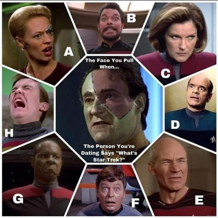 LR ECER G When RUCILETELL R T Dating Says Whats Star Trek