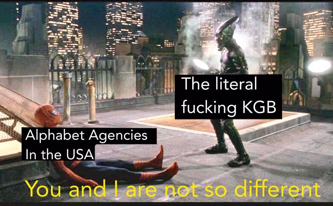 The Iite ral fucking KGB pr habet Agencies Usal