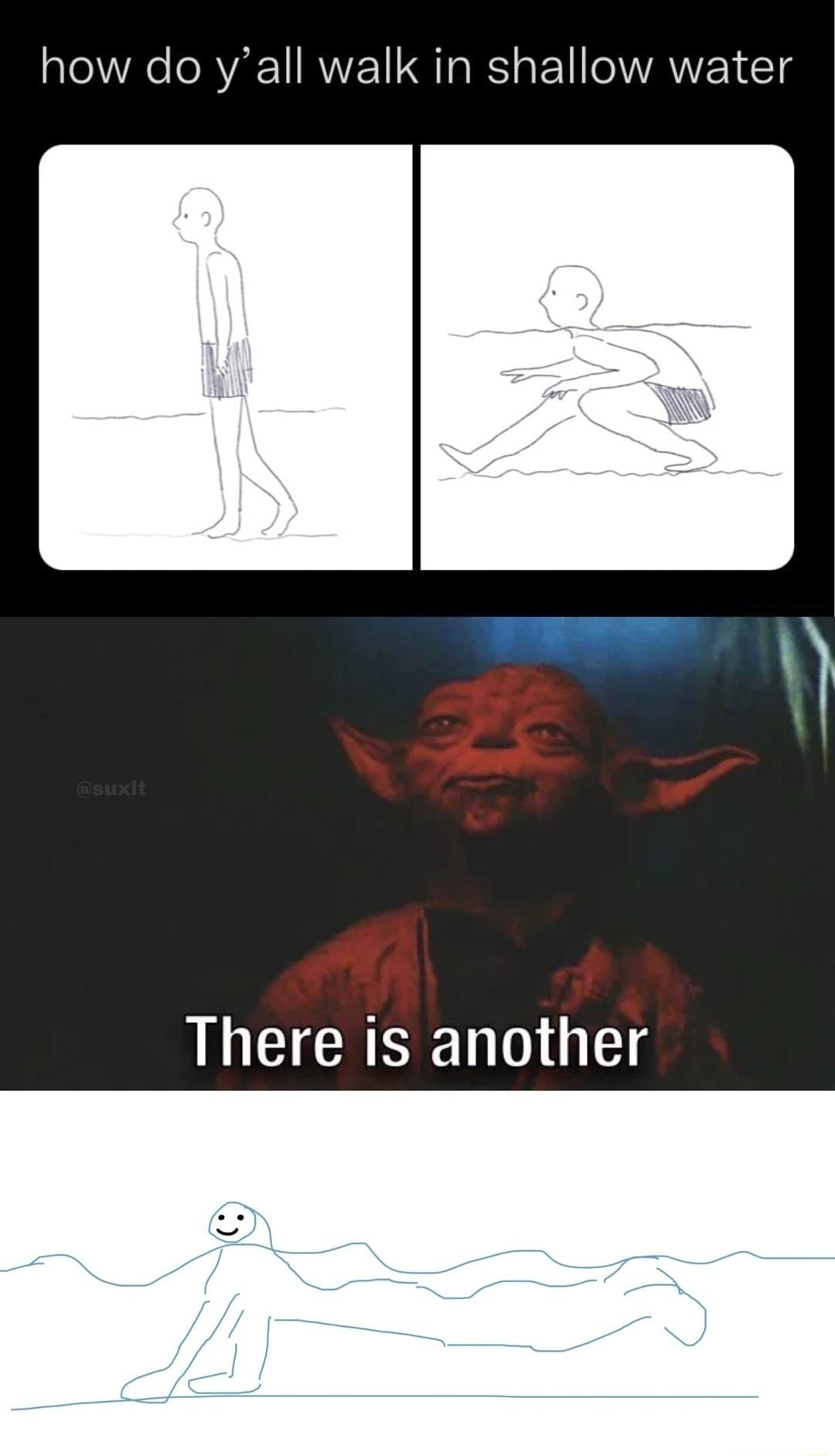 how do yall walk in shallow water LLGCCASEN NG