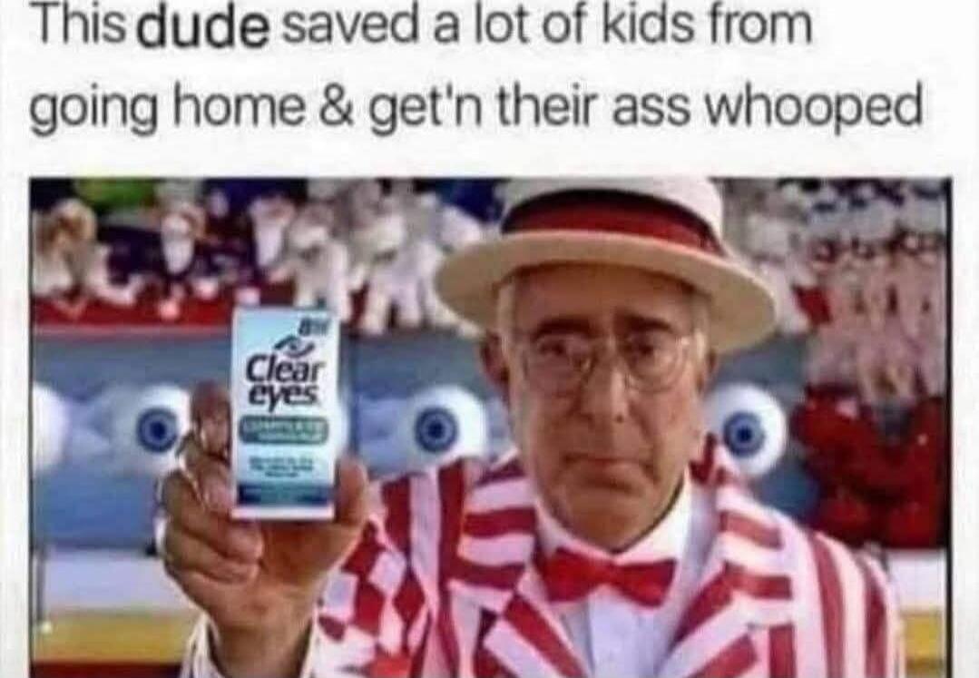 This dude saved a lot of kids from going home & get'n their ass whooped