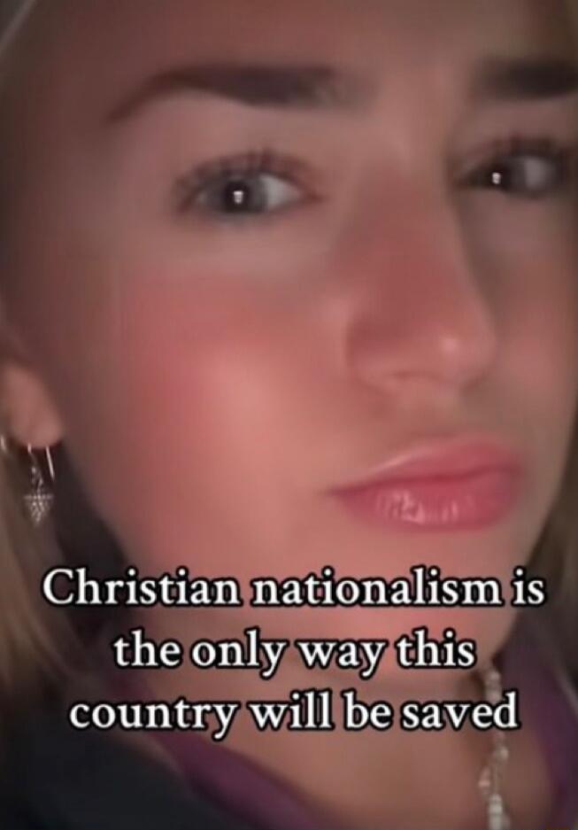 Christian nationalism is the only way this country will be saved
