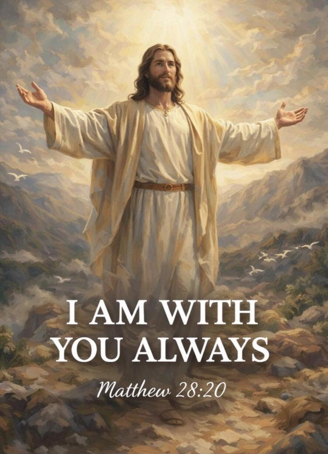 I AM WITH YOU ALWAYS Matthew 28:20