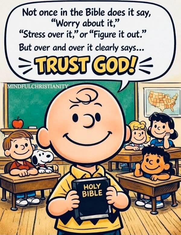 Not once in the Bible does it say, 