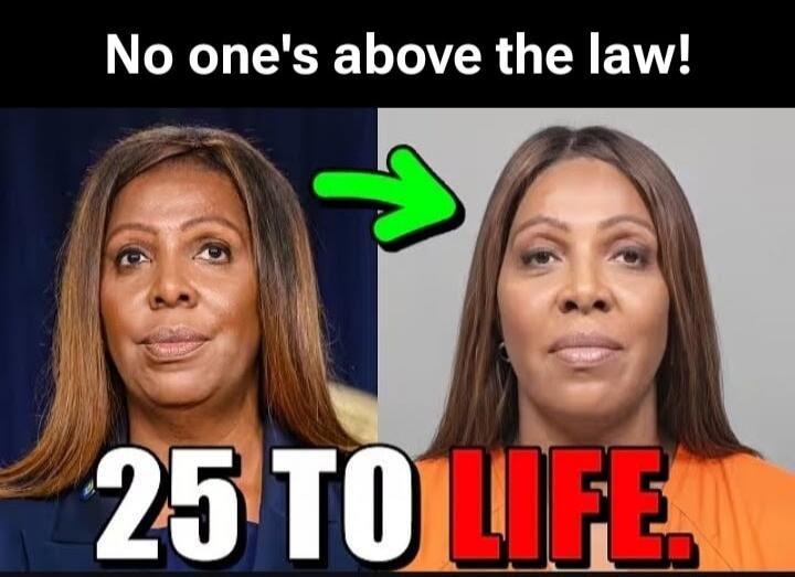 No one's above the law! 25 TO LIFE.