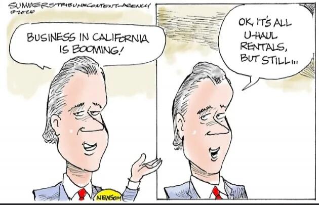 SUMMER... BUSINESS IN CALIFORNIA IS BOOMING!  OK, IT'S ALL U-HAUL RENTALS, BUT STILL!