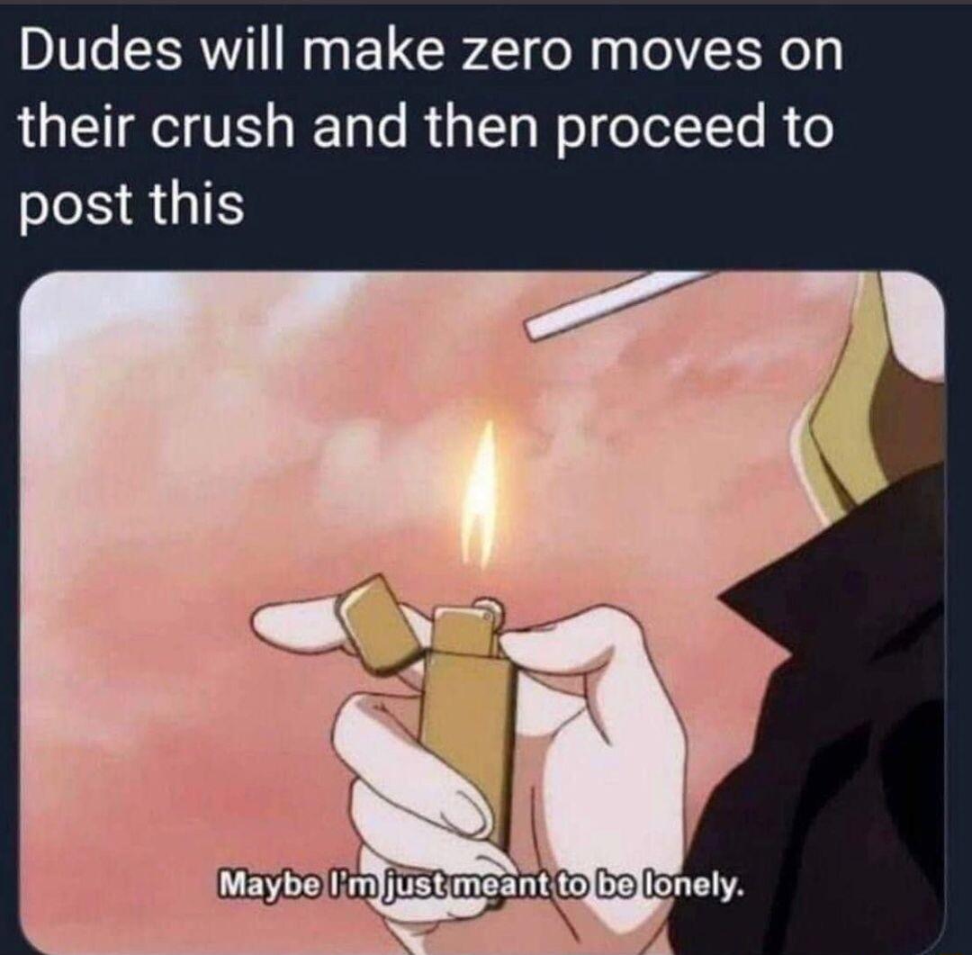 Dudes will make zero moves on LUV T o R W s eTollTe R 1 post this