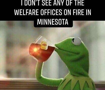 WELFARE OFFICES ON FIRE IN MINNESOTA