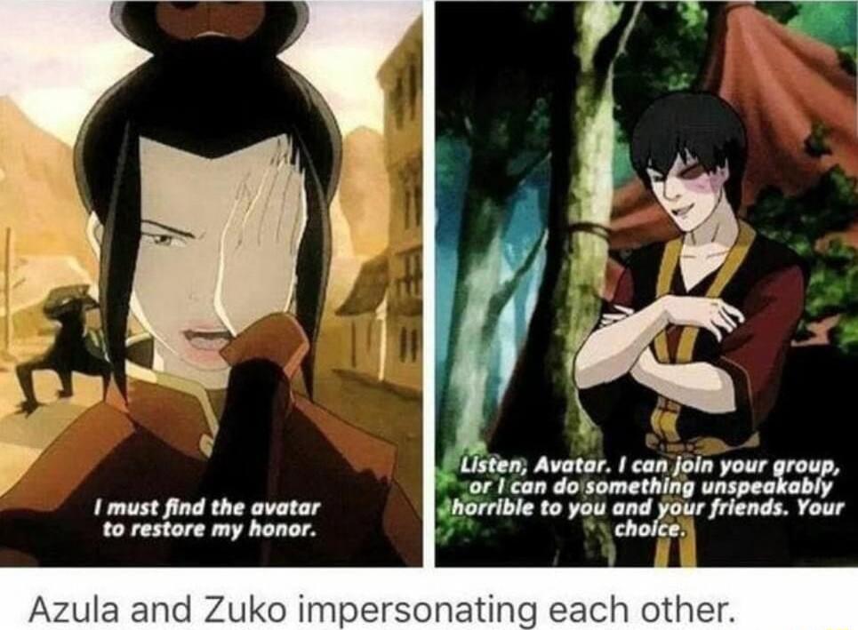 Usten Avatar can join your oriie o yos and your ionds T o t four T Chottes