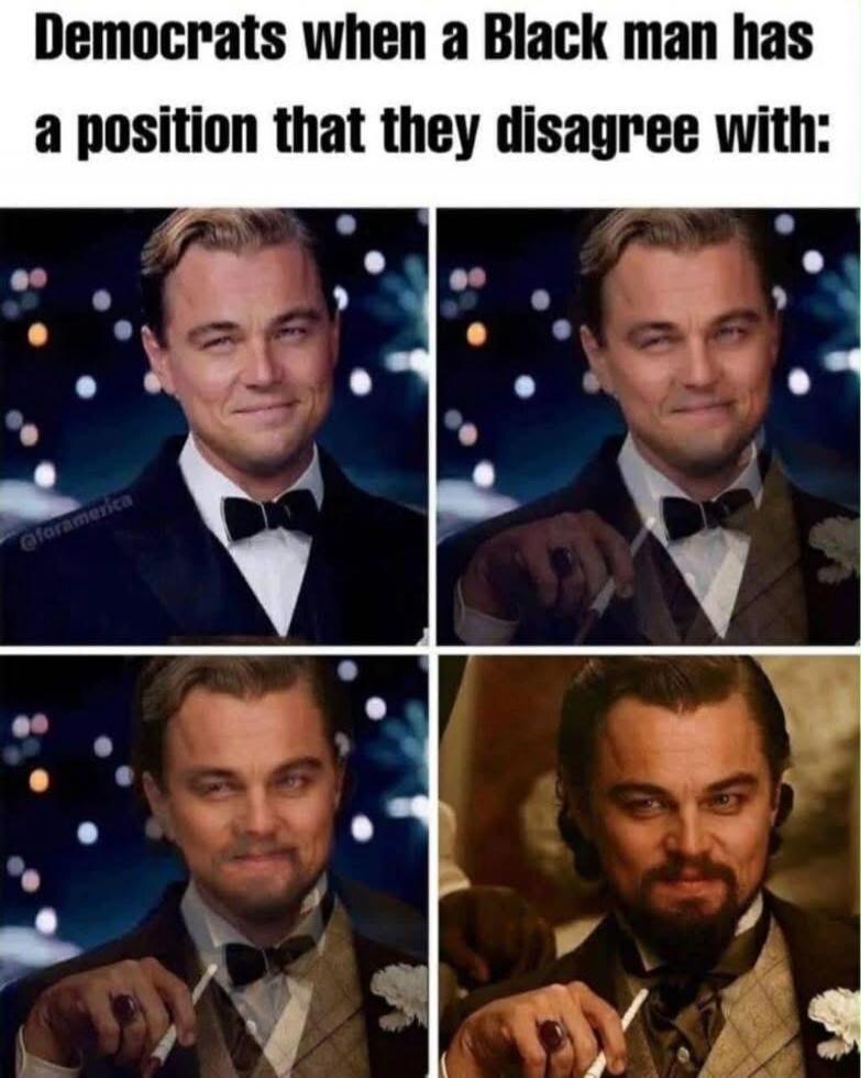 Democrats when a Black man has a position that they disagree with:
