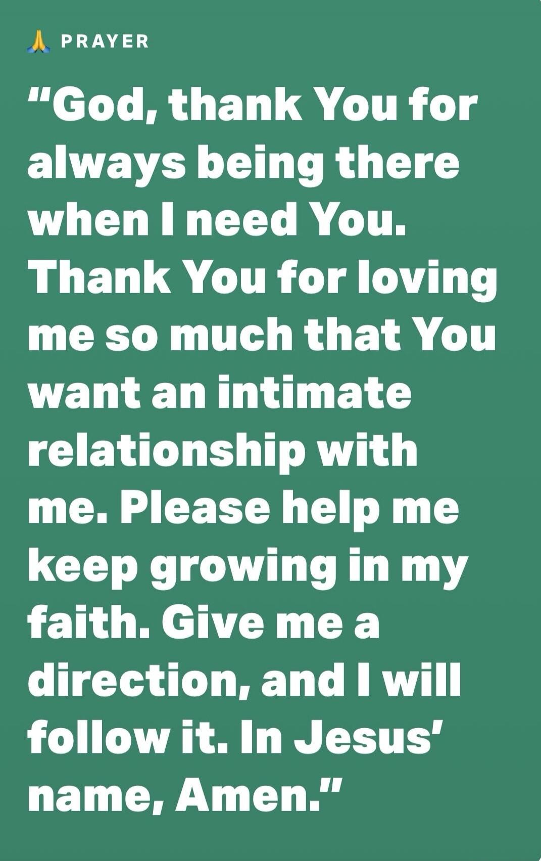 PRAYER
