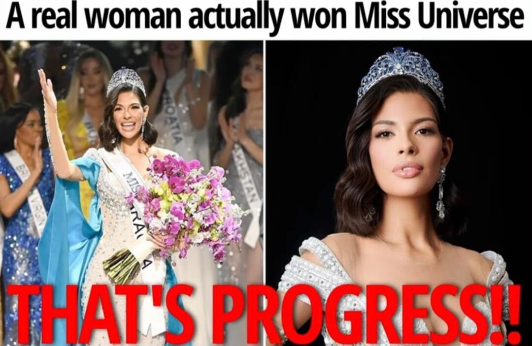 A real woman actually won Miss Universe