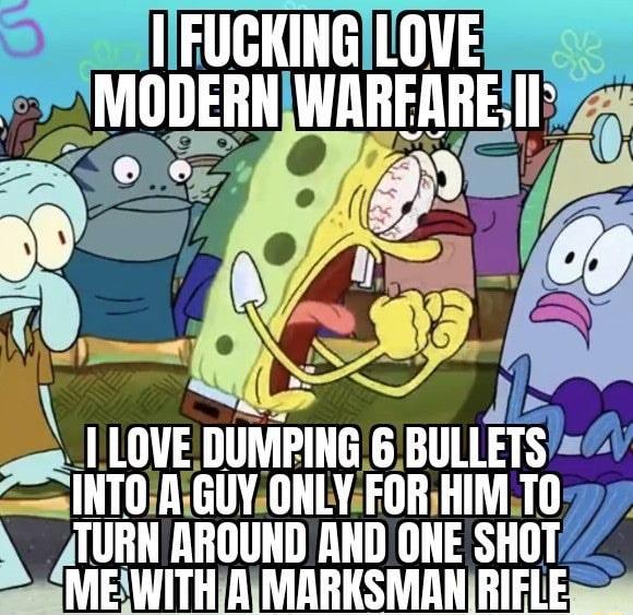 IFUGKING IWE J LOVE IlllMPIIlli 6BULLETS INTO AGUYONLY FOR HIM T ATIIIIII AROUNDAND ONE SHOT MEWITHIRIMARKSMANIRIFLE