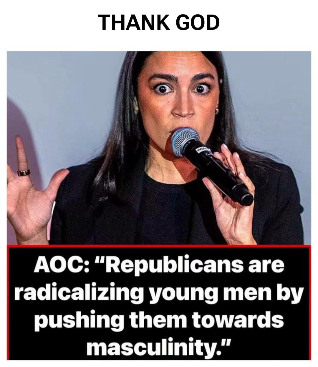 THANK GOD AOC: 