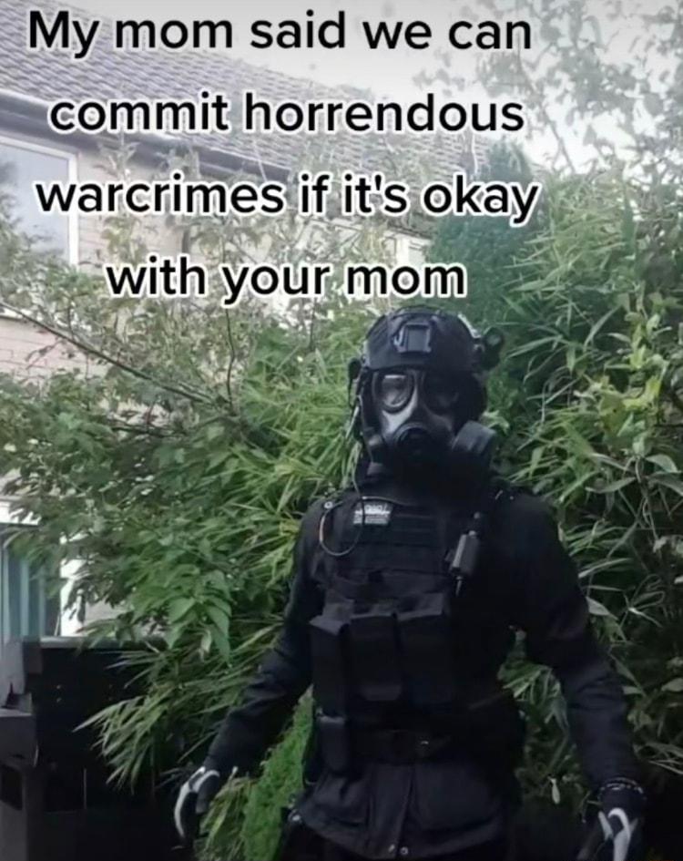 My mom said we can commit horrendous wwithyourmom e Eaeer o S