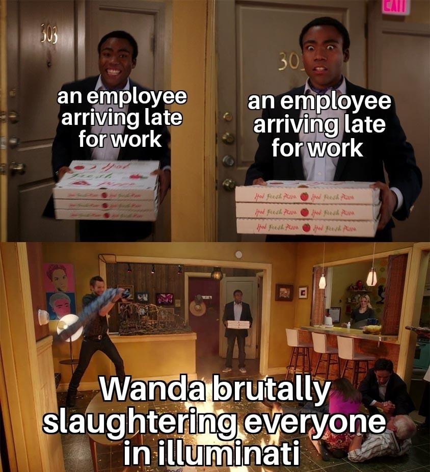 an eJ__ployee arriving late foirgwork L 4 PY L A Wandla brutally At X superflextape