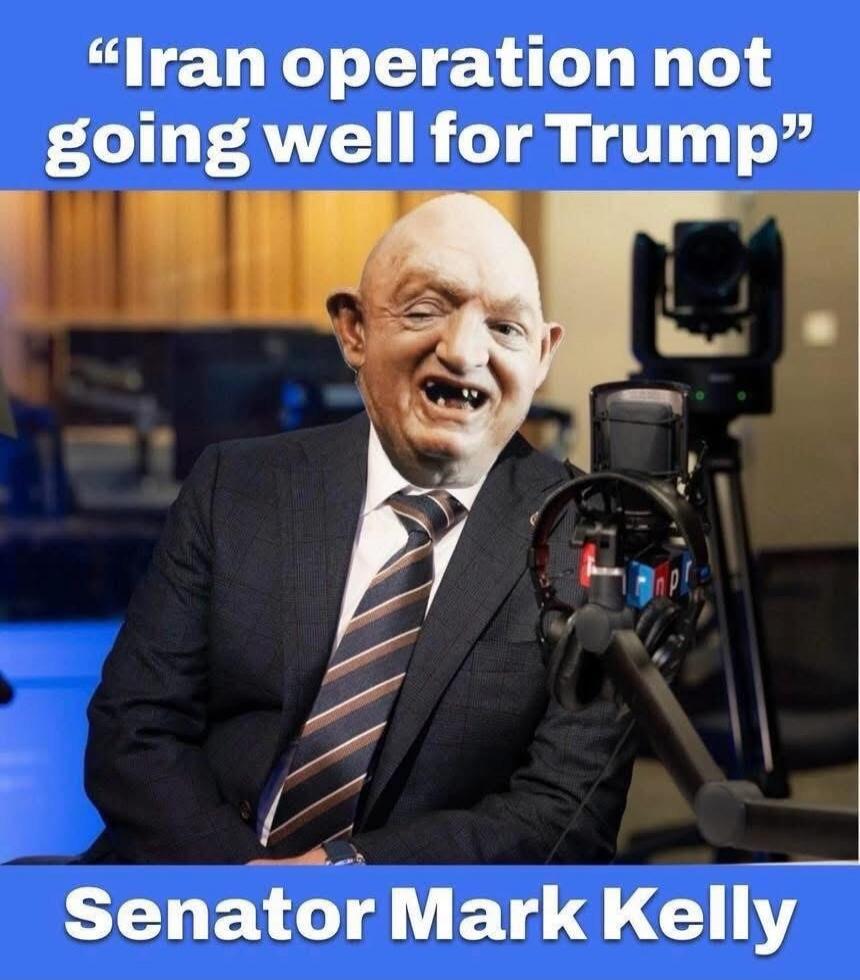 Iran operation not going well for Trump. Senator Mark Kelly.