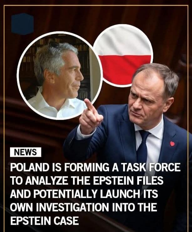 NEWS POLAND IS FORMING A TASK FORCE TO ANALYZE THE EPSTEIN FILES AND POTENTIALLY LAUNCH ITS OWN INVESTIGATION INTO THE EPSTEIN CASE