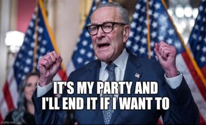 IT'S MY PARTY AND I'LL END IT IF I WANT TO
