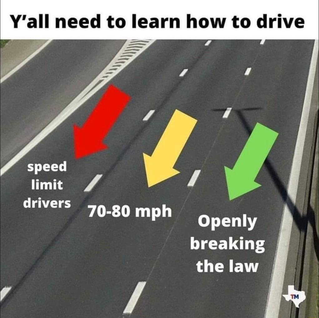 Yall need to learn how to drive ra V4 i speed limit 7 drivers 70 80 mph Openly breaking LLCHEN 4 V4