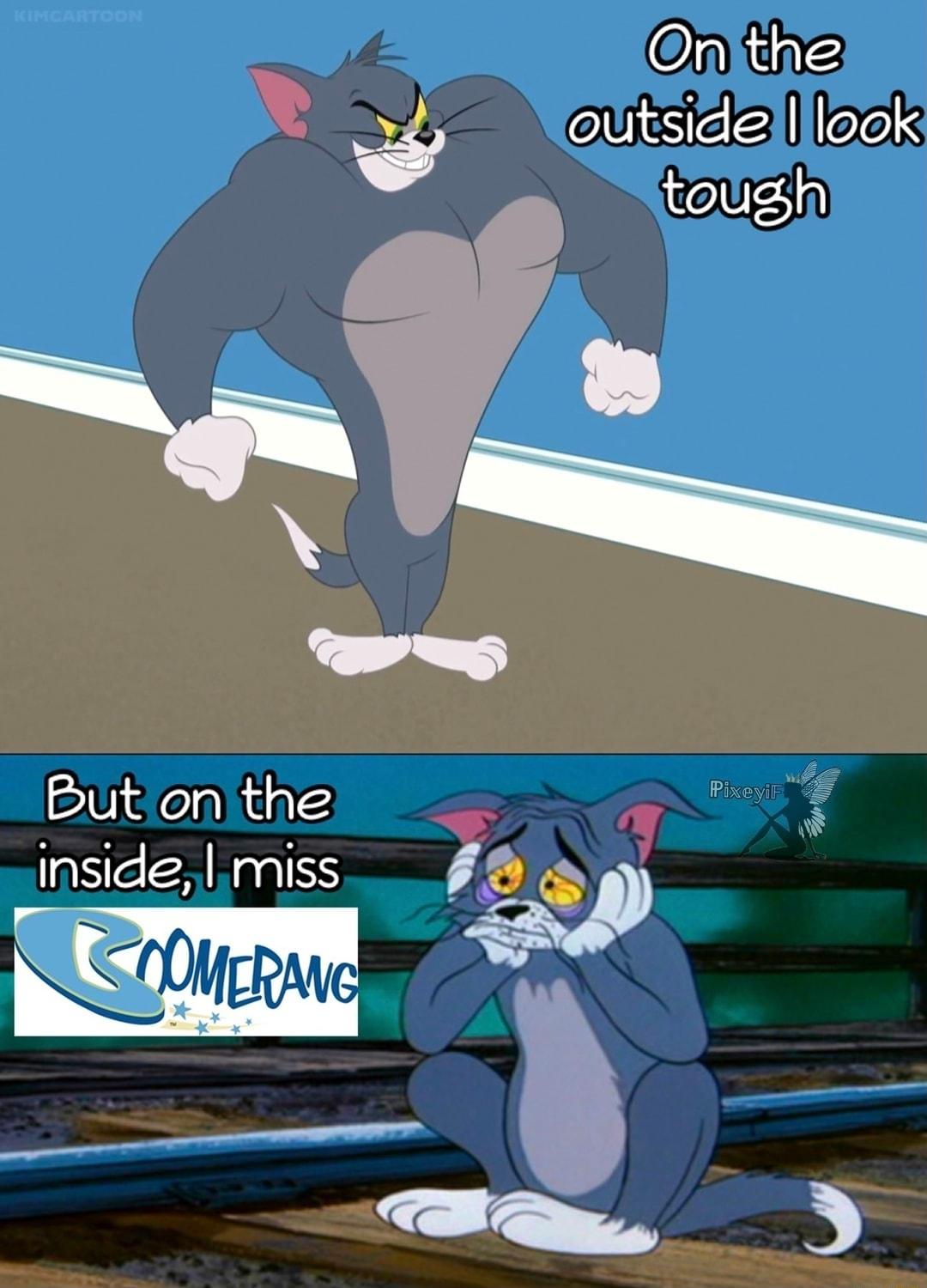 Onithe outsidellllook tough But onthe inside miss S e