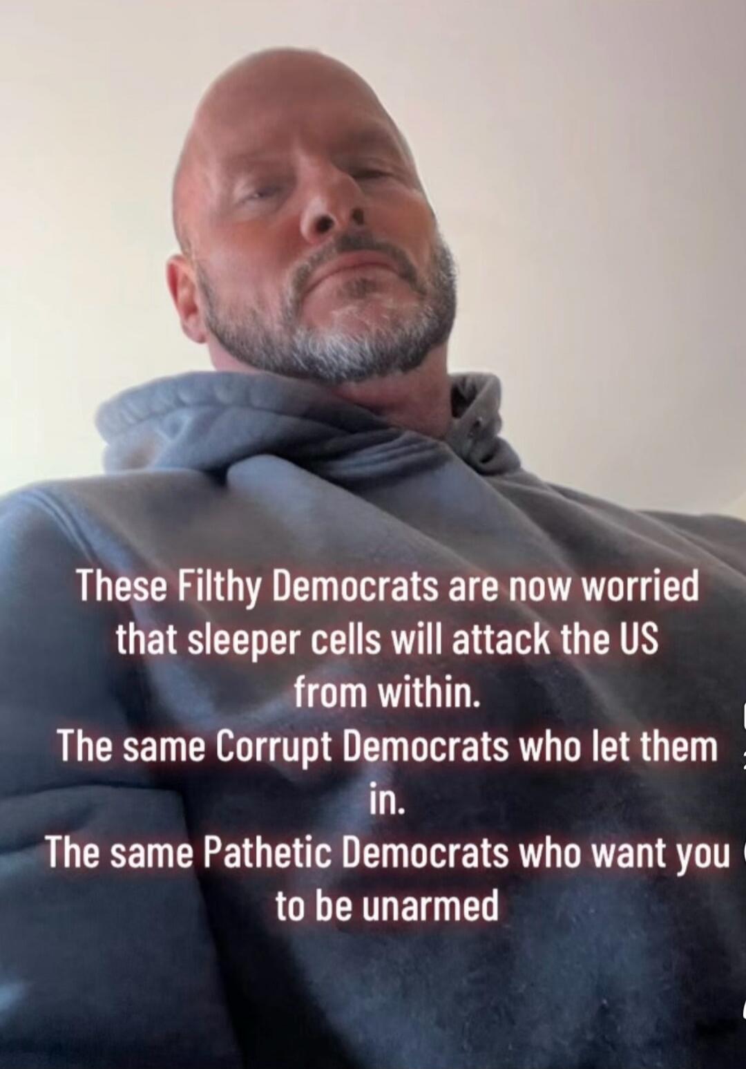 These Filthy Democrats are now worried that sleeper cells will attack the US from within. The same Corrupt Democrats who let them in. The same Pathetic Democrats who want you to be unarmed