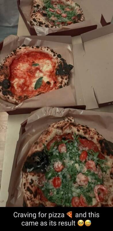 Craving for pizza and this came as its result