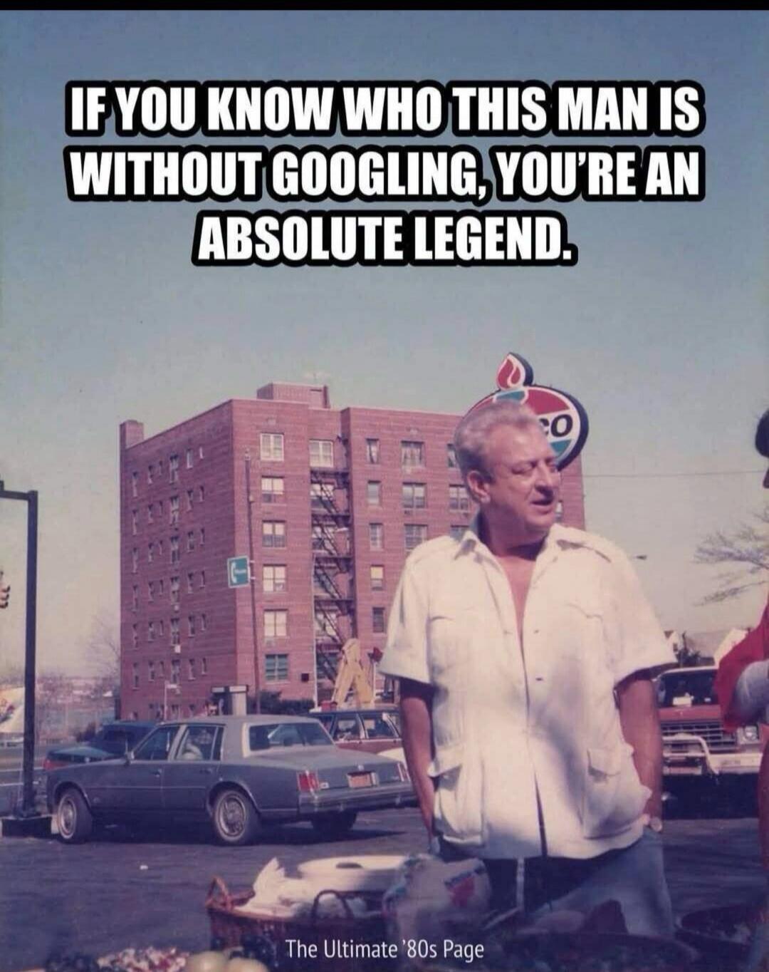 IF YOU KNOW WHO THIS MAN IS WITHOUT GOOGLING, YOU'RE AN ABSOLUTE LEGEND. The Ultimate '80s Page