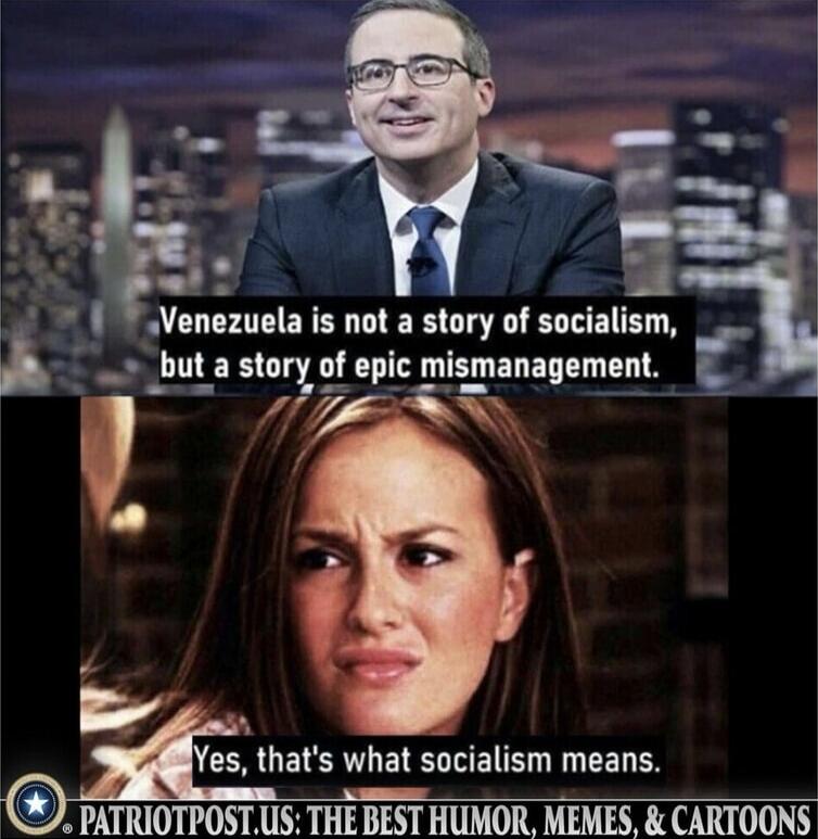 Venezuela is not a story of socialism, but a story of epic mismanagement. Yes, that's what socialism means.