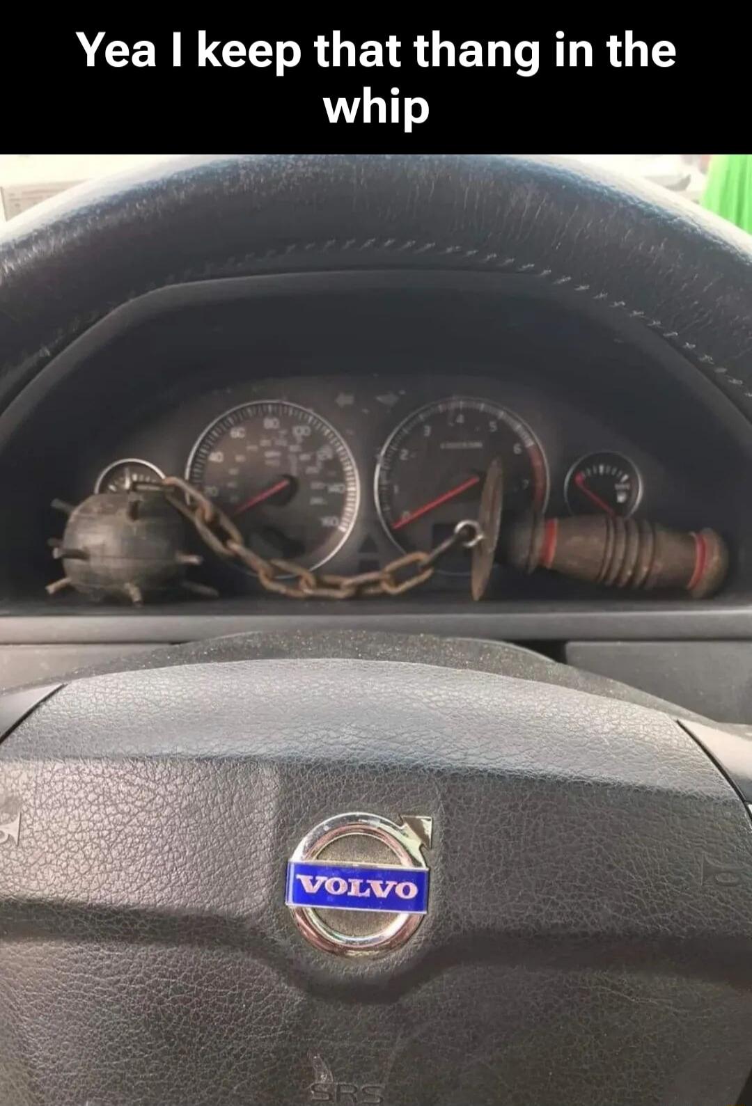 Yea I keep that thang in the whip