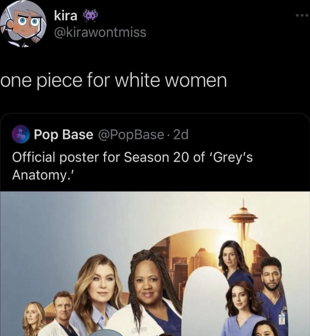 kira _ MCNIEEIIIES one piece for white women Pop Base PopBase 2d Official poster for Season 20 of Greys LUEICINA