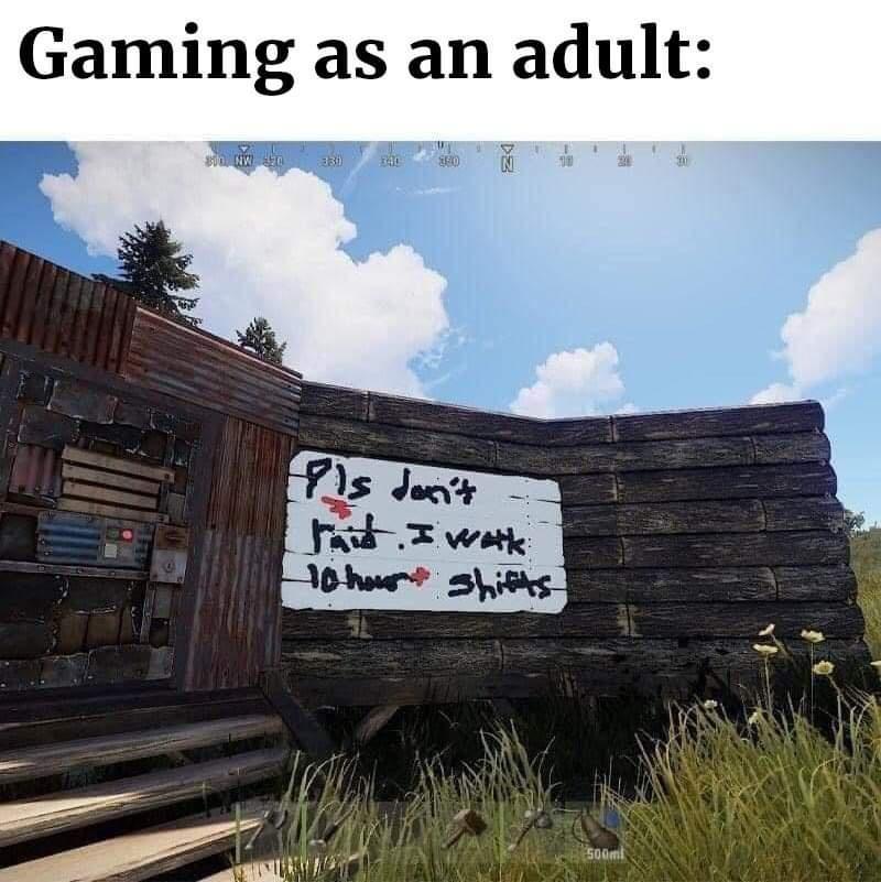 Gaming as an adult