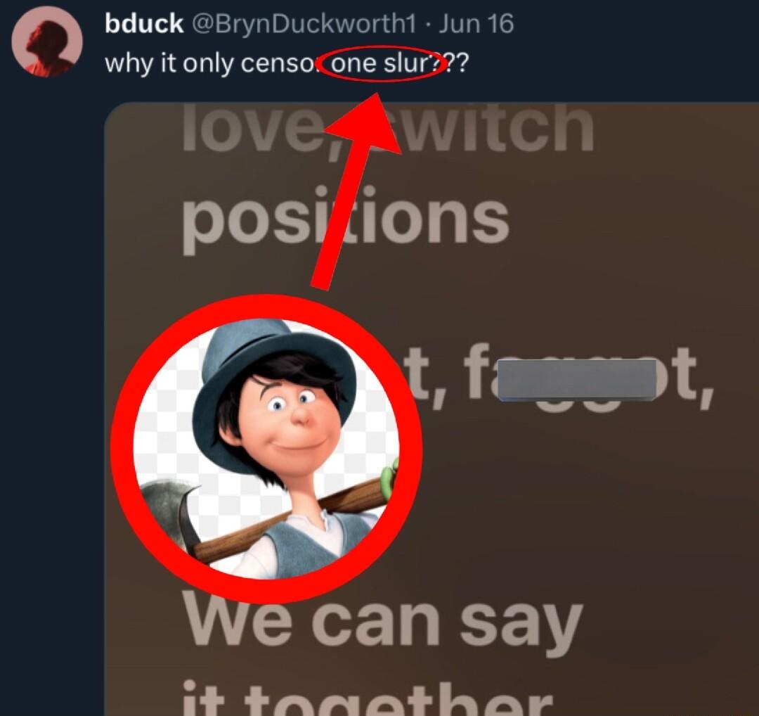 bduck BrynDuckwortht Jun 16 why it only censo one slurz can say H i Prapapiiyy Mg