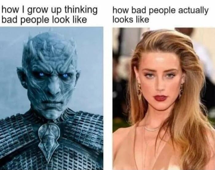 how I grow up thinking bad people look like how bad people actually looks like
