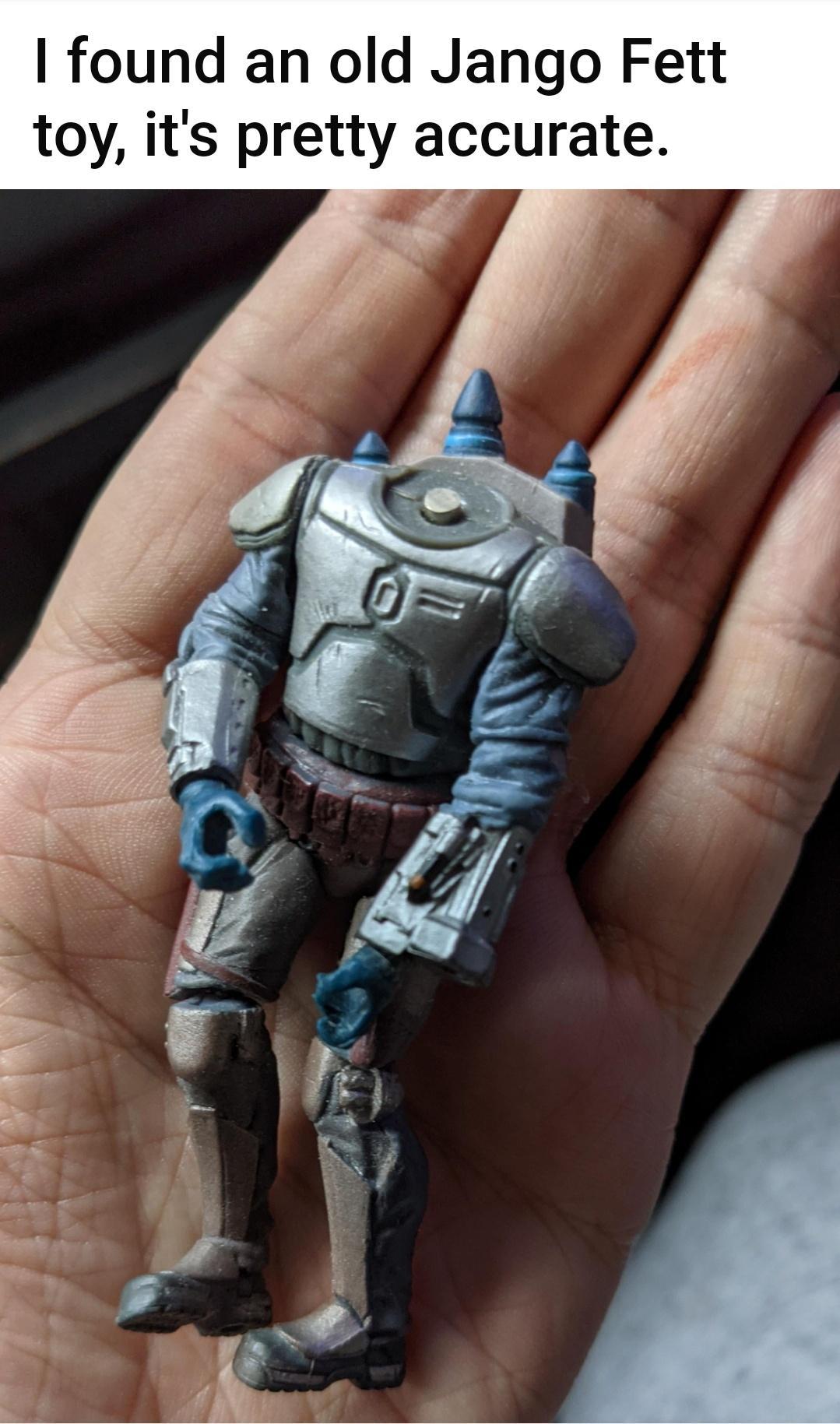 found an old Jango Fett toy its pretty accurate