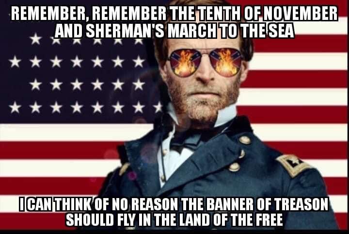 AND SHERMANS MARCHTO THESEA Kk ok ok ok Kk A _ ok ok ok ok ok SRR AL m_ EE CANJTHINKOF NO REASON THE BANNER OF TREASONYH SHOULD FLY IN THE LAND OF THE FREE HEMEMBEH REMEMBER HETEIITH AT