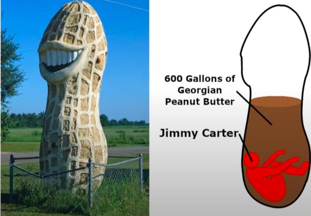 600 Gallons of Georgian Peanut Butter Jimmy Carter