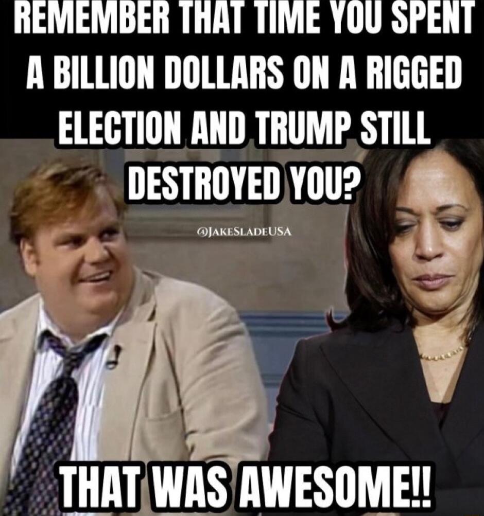 REMEMBER THAT TIME YOU SPENT R BILLION DOLLARS ON A RIGGED ELECTION AND TRUMP STILL DESTROYED YOU _ 3 DIAKESLADEUSA Q v THATWAS AWESOME