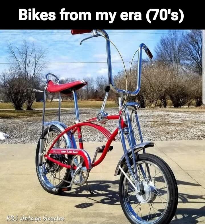 Bikes from my era (70's)