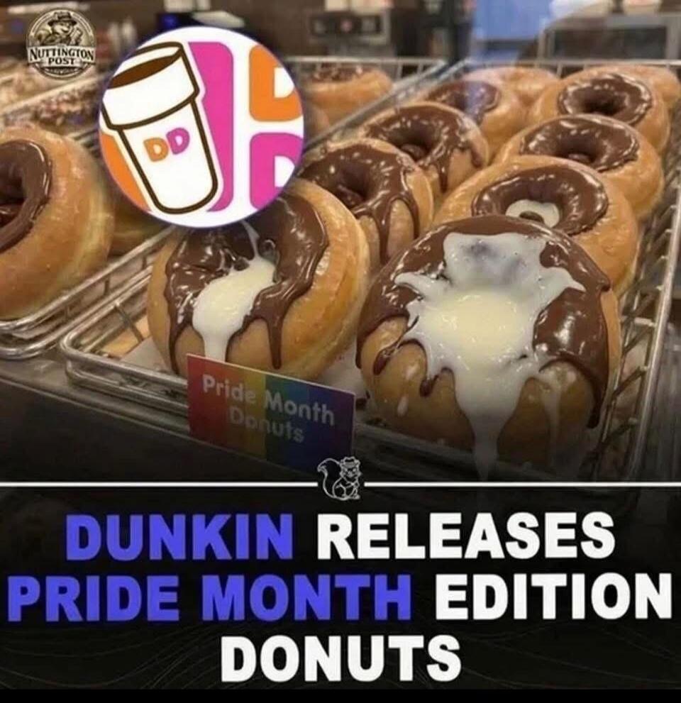 NUTTINGTON POST DD Pride Month Donuts DUNKIN RELEASES PRIDE MONTH EDITION DONUTS