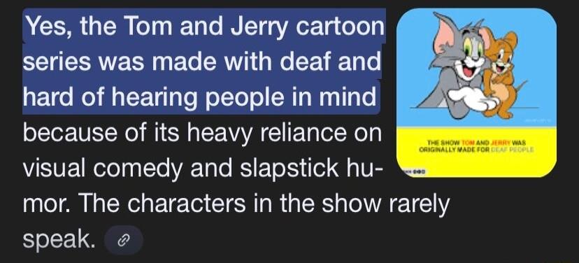 ACER UGN T T R G series was made with deaf and hard of hearing people in mind because of its heavy reliance on visual comedy and slapstick hu U TA L R ETE R CIER R G RO E 1 speak